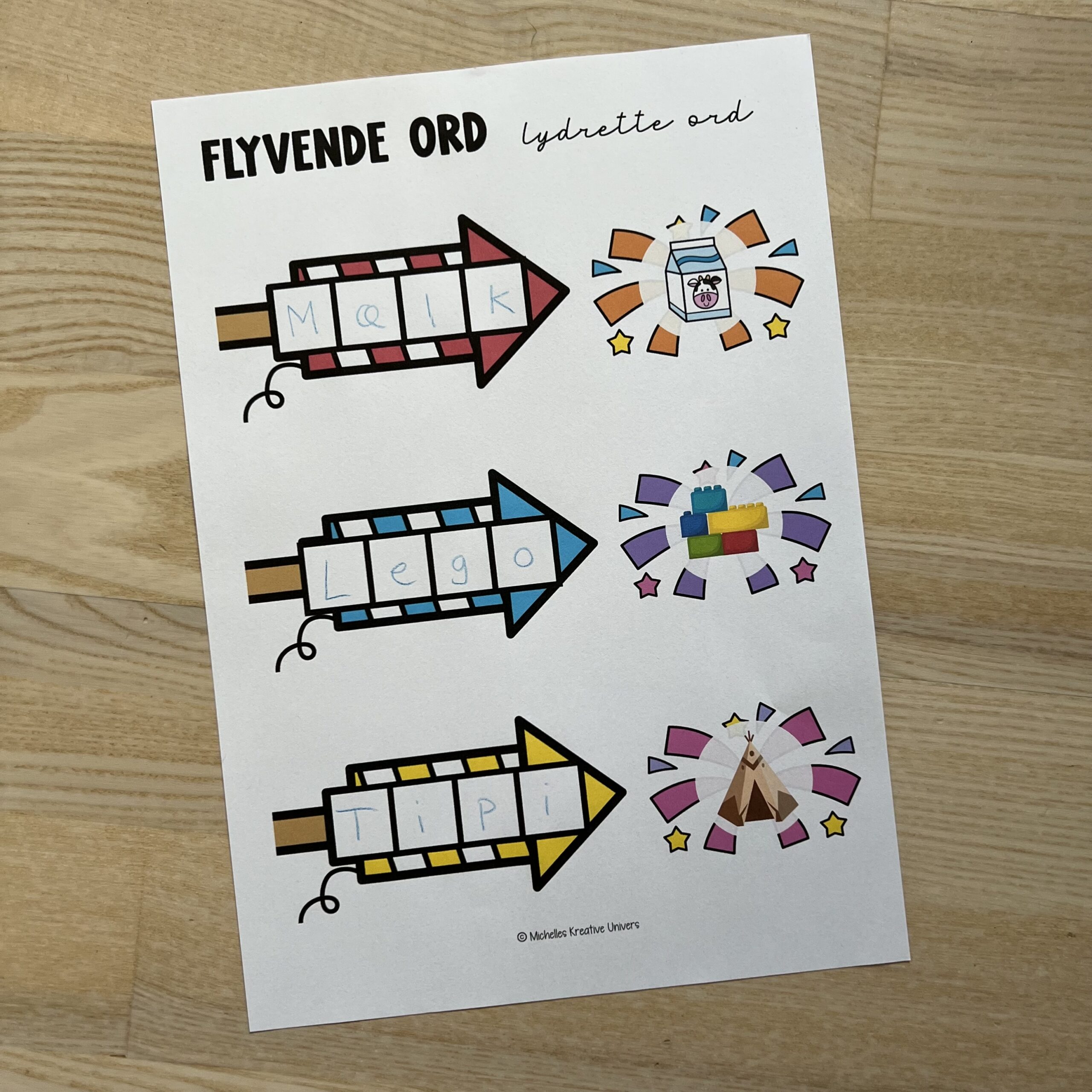 Flyvende lydrette ord - Billede 7