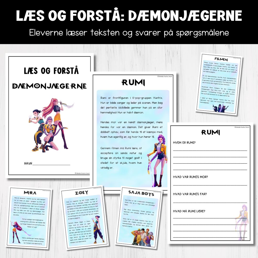 Læs og forstå: Dæmonjægerne