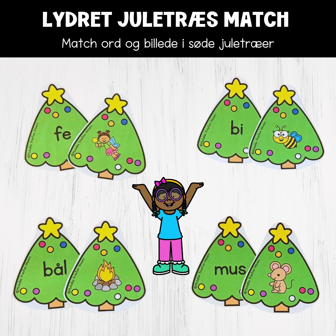 Lydret juletræs match