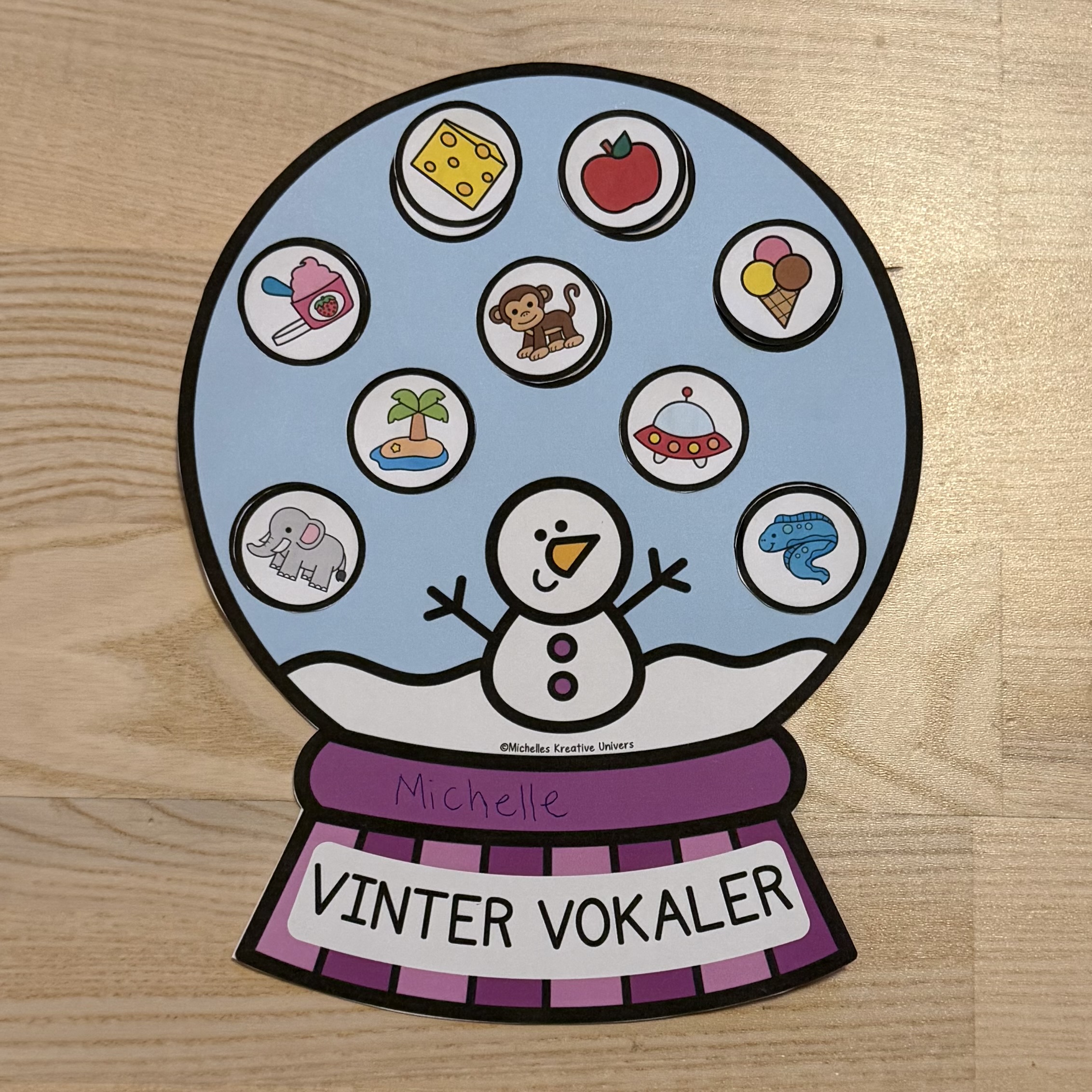 Krea aktivitet: Vinter vokaler - Billede 5