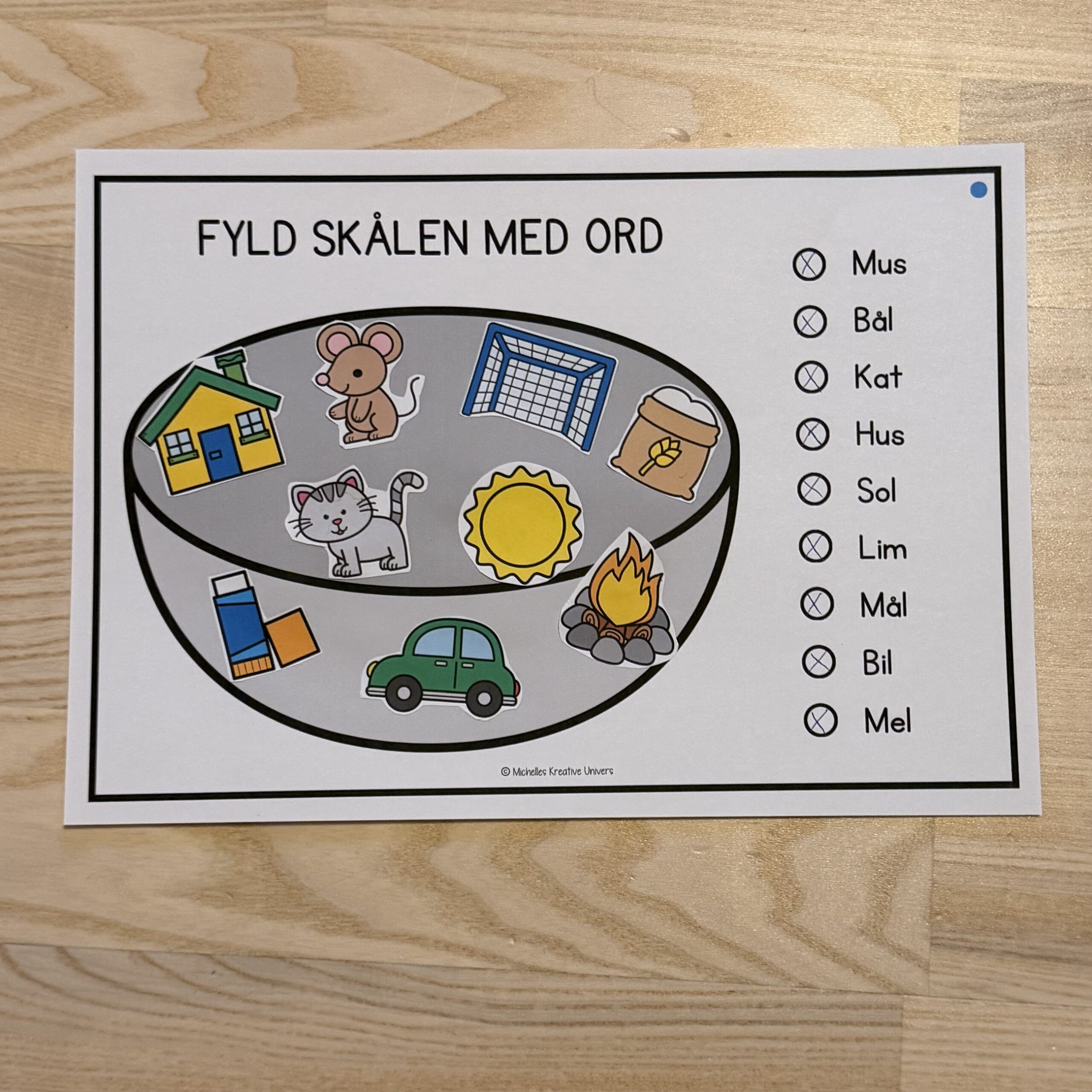 Fyld skålen med ord - Billede 7