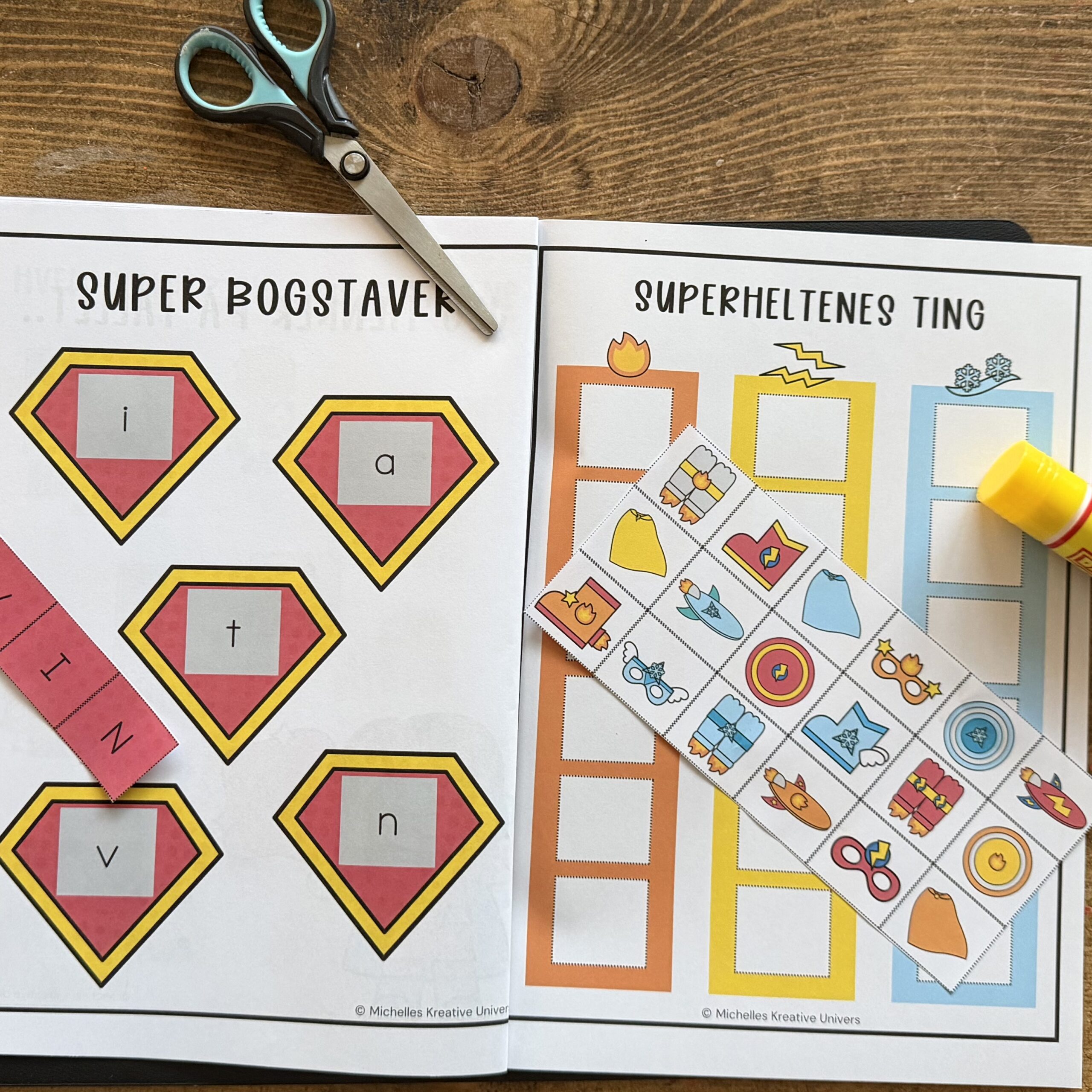 Mini aktivitetspakke: Superhelte - Billede 6