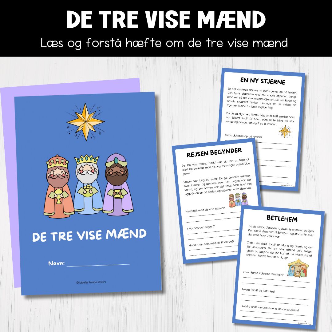 Læs og forstå: De tre vise mænd