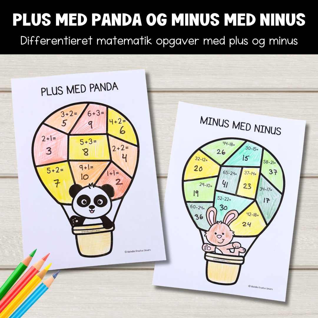 Plus med Panda og minus med Ninus