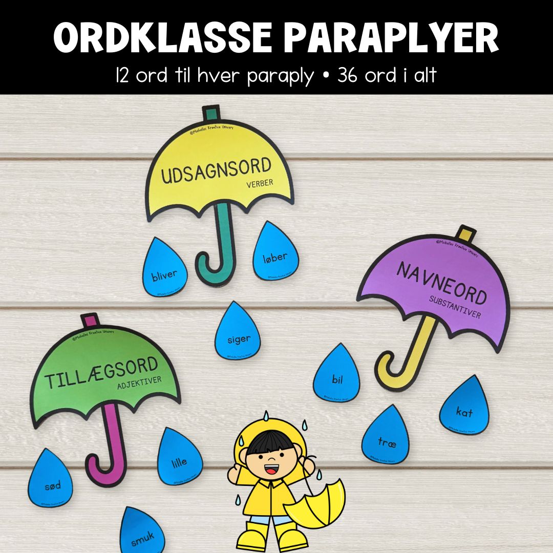 Ordklasse paraplyer