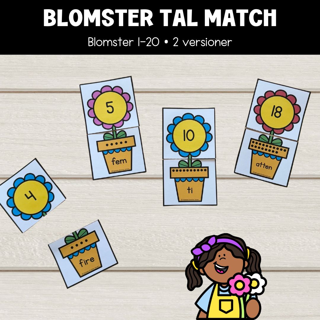 Blomster tal match