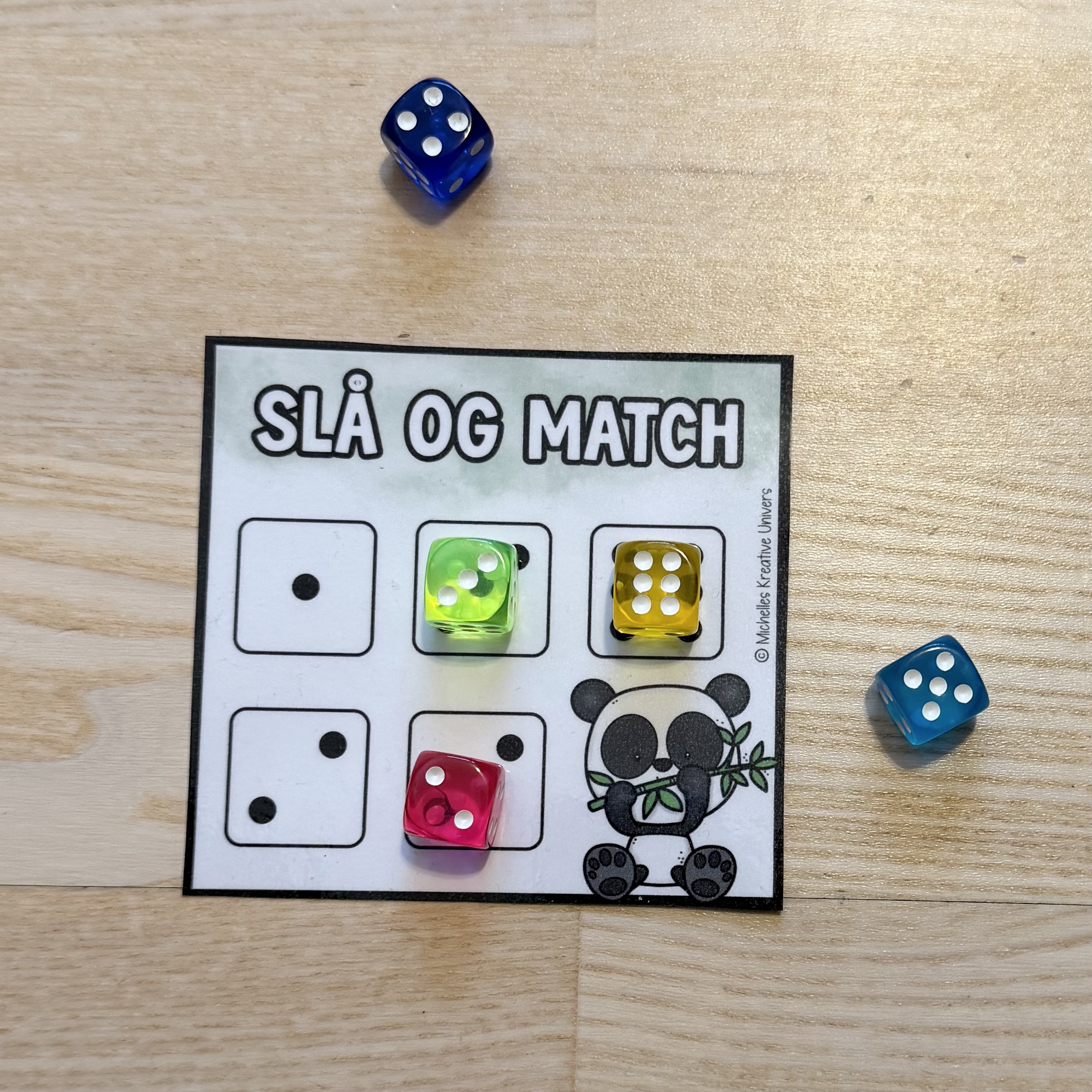 Slå og match terningespil - Billede 10