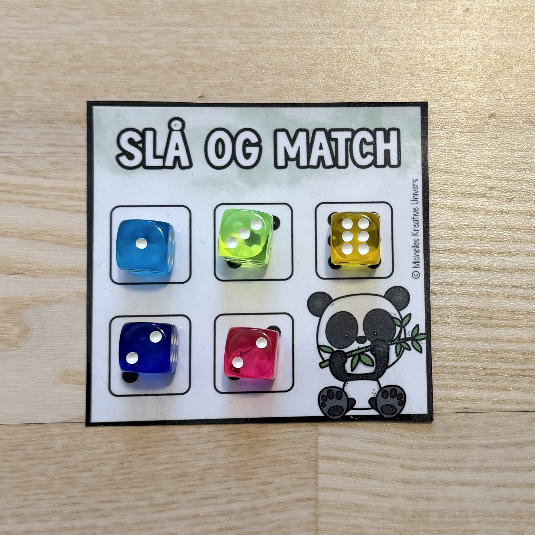 Slå og match terningespil - Billede 11