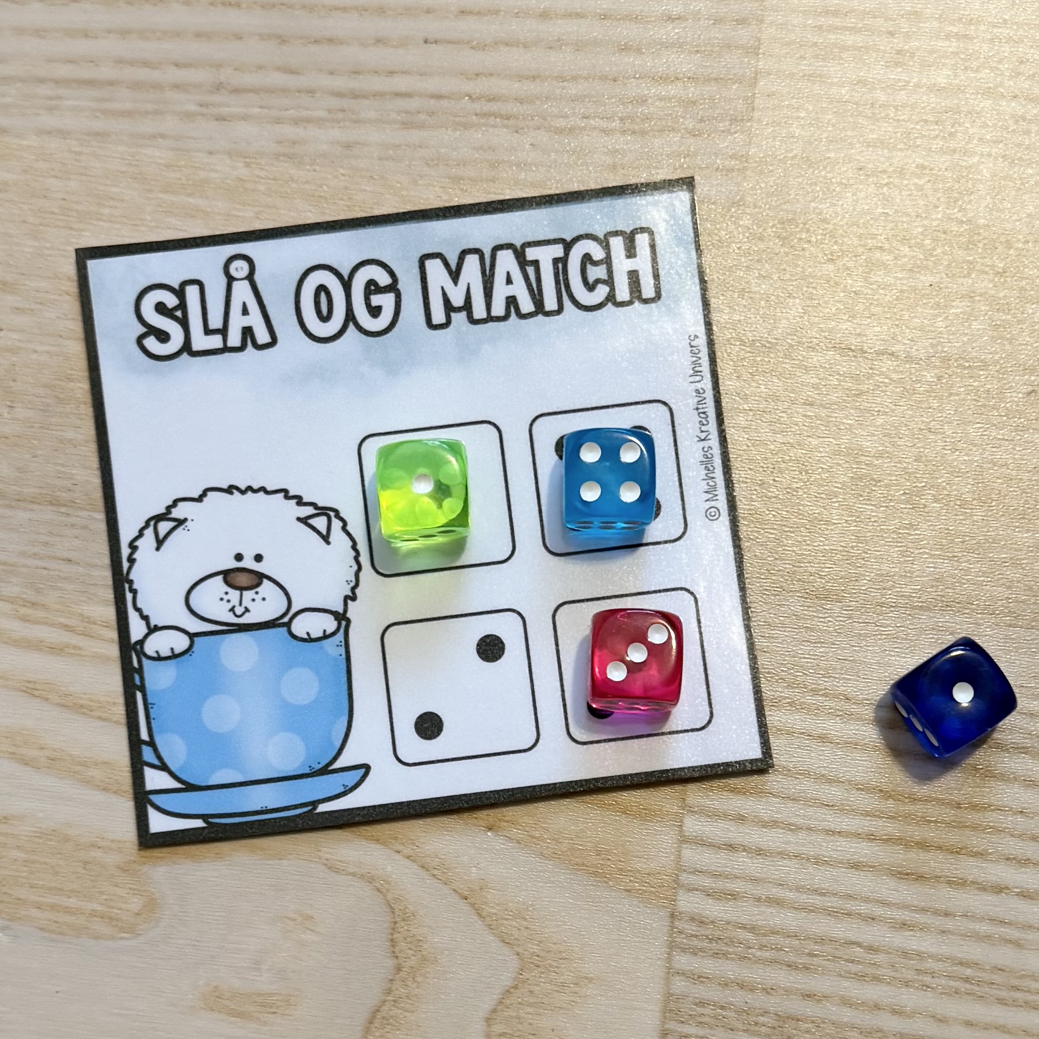 Slå og match terningespil - Billede 8
