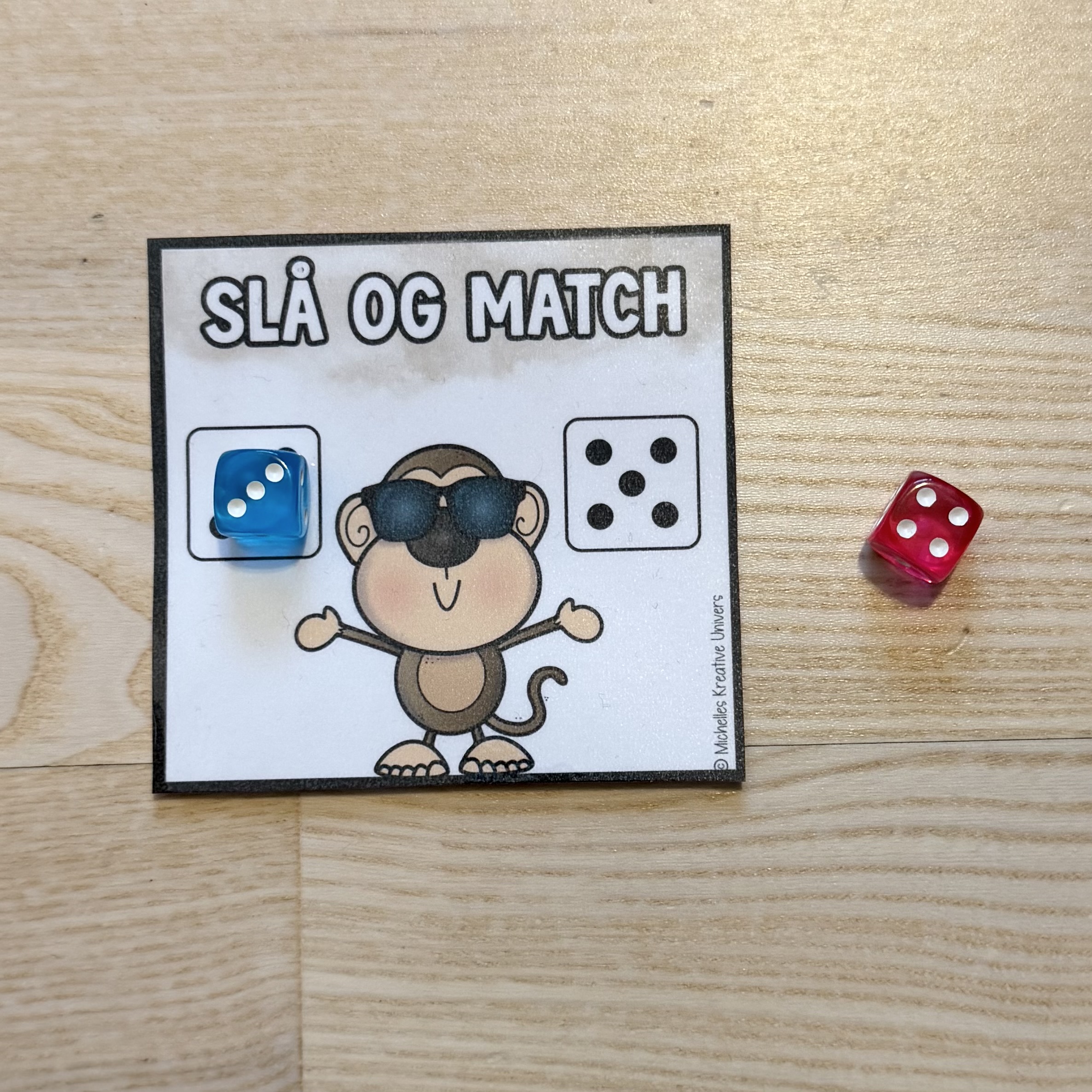 Slå og match terningespil - Billede 4