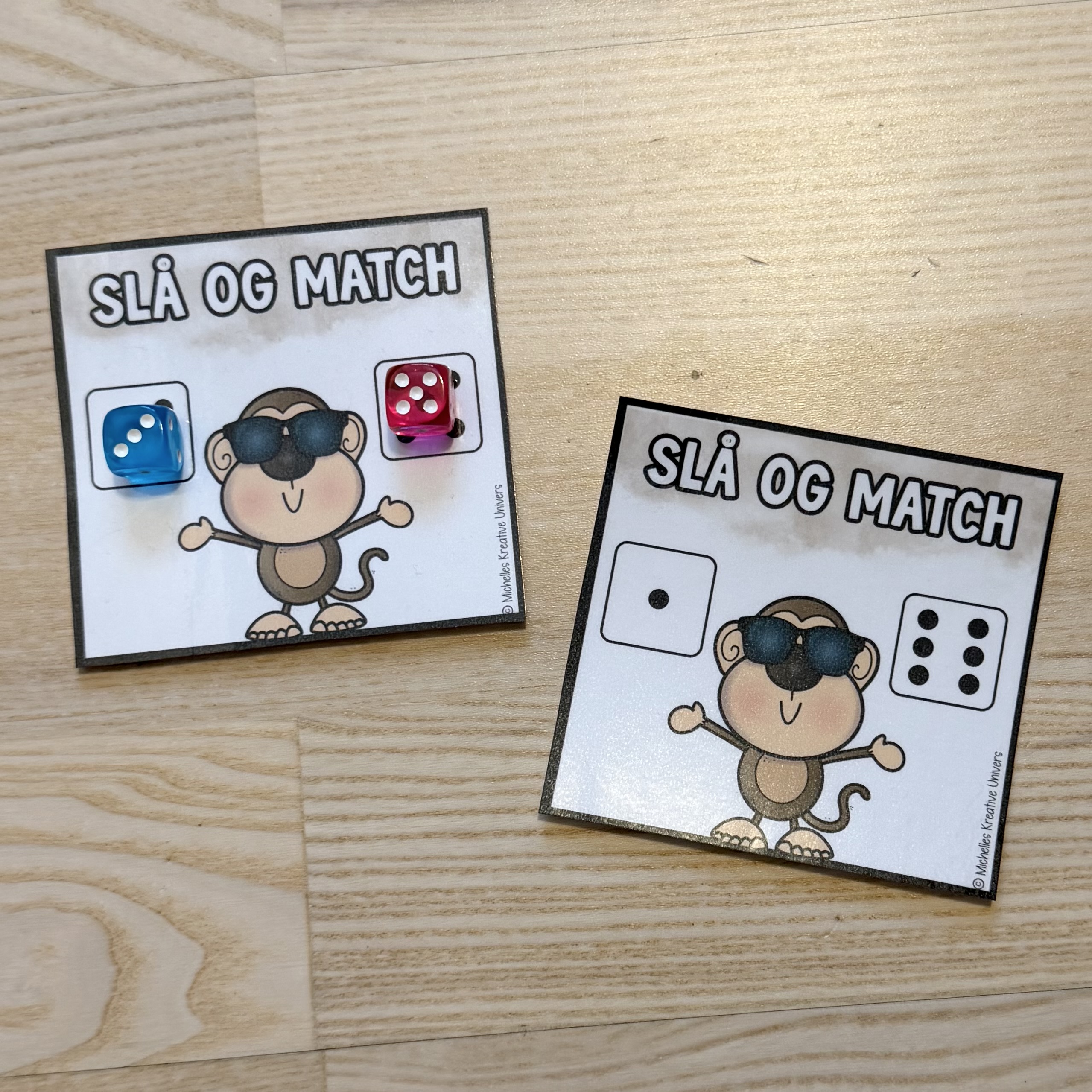 Slå og match terningespil - Billede 5