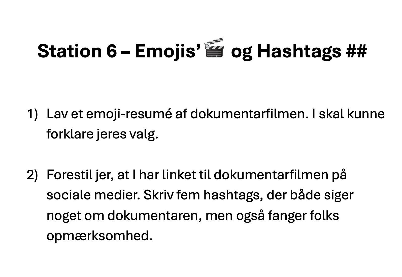 Dokumentarfilm - Seks stationer til emnet "Dokumentarfilm" - Billede 2