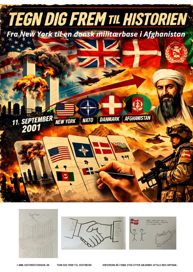 Tegn dig frem til historien - Fra New York til en dansk militærbase i Afghanistan