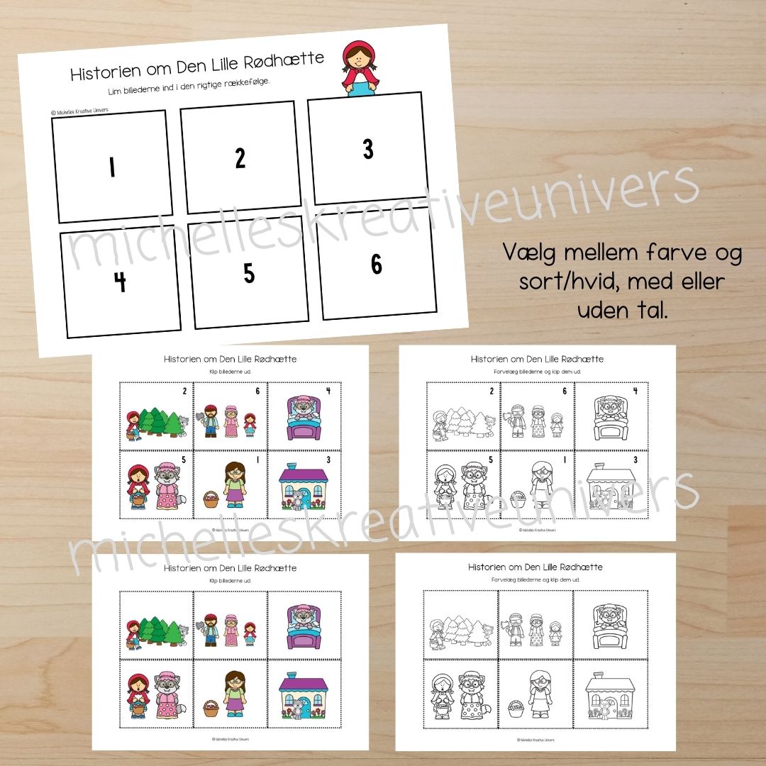 Den Lille Rødhætte: Mini-pakke - Billede 2