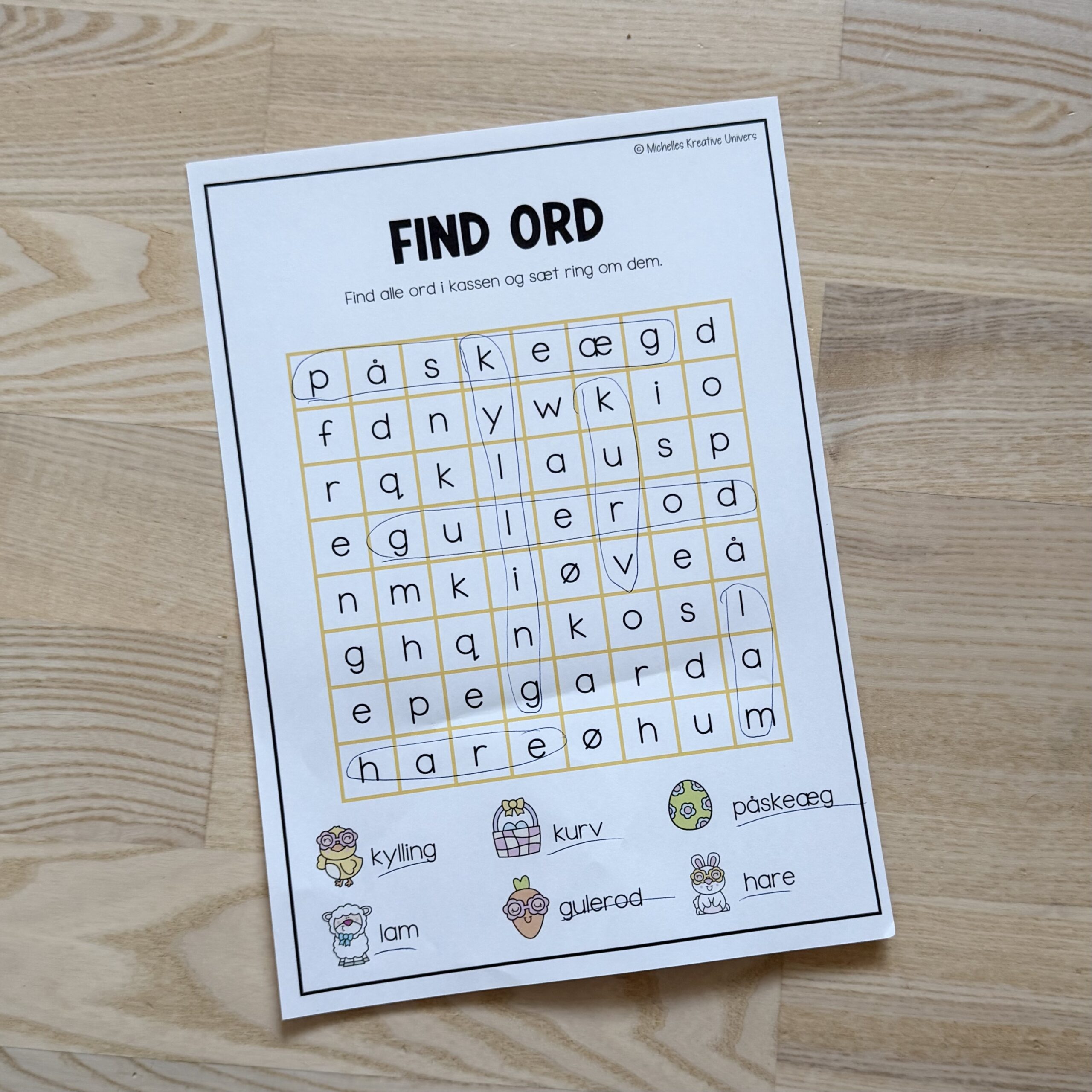 Find ord og krydsord: Påske - Billede 4