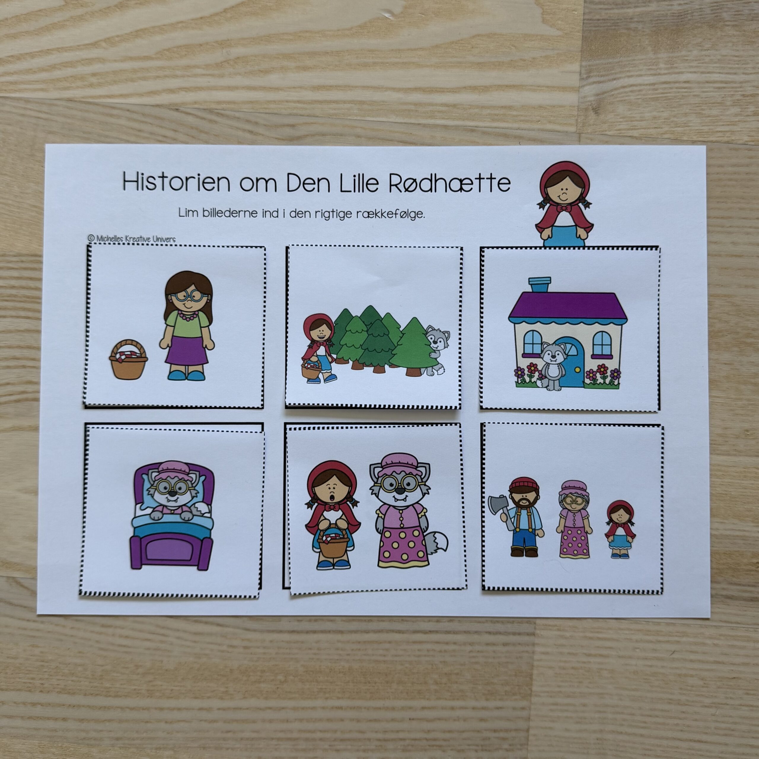 Den Lille Rødhætte: Mini-pakke - Billede 8