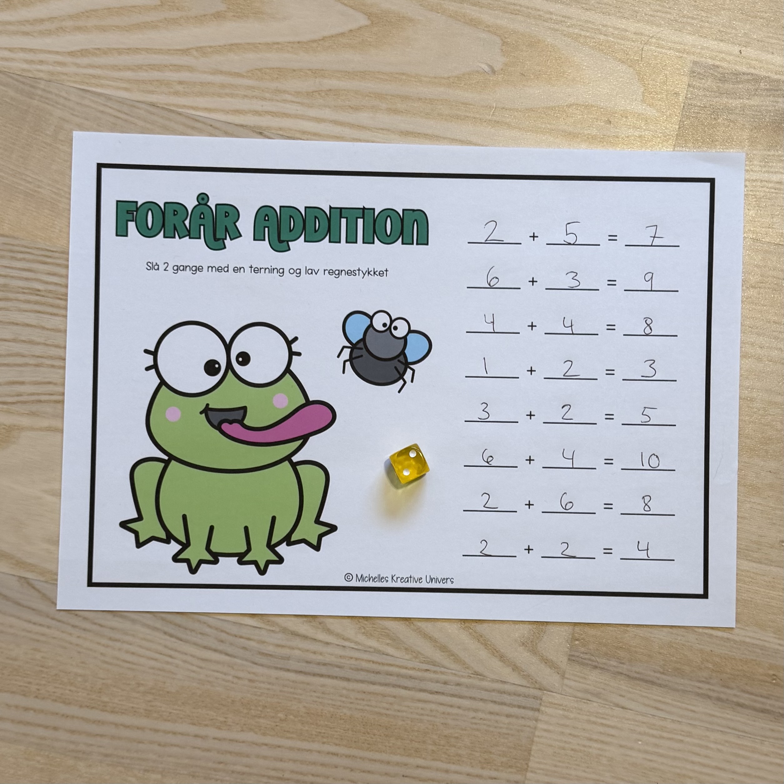 Forår og påske Additionspil - Billede 4