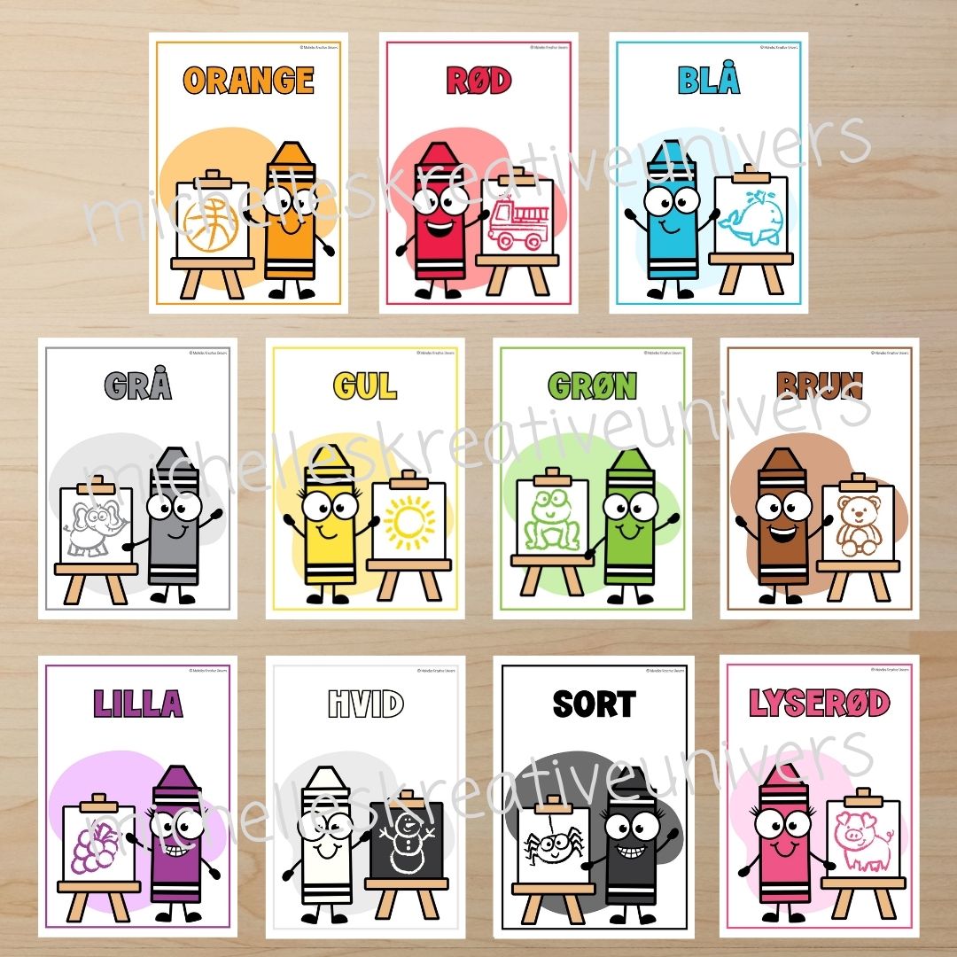 Farveplakater/Colour posters - Billede 2