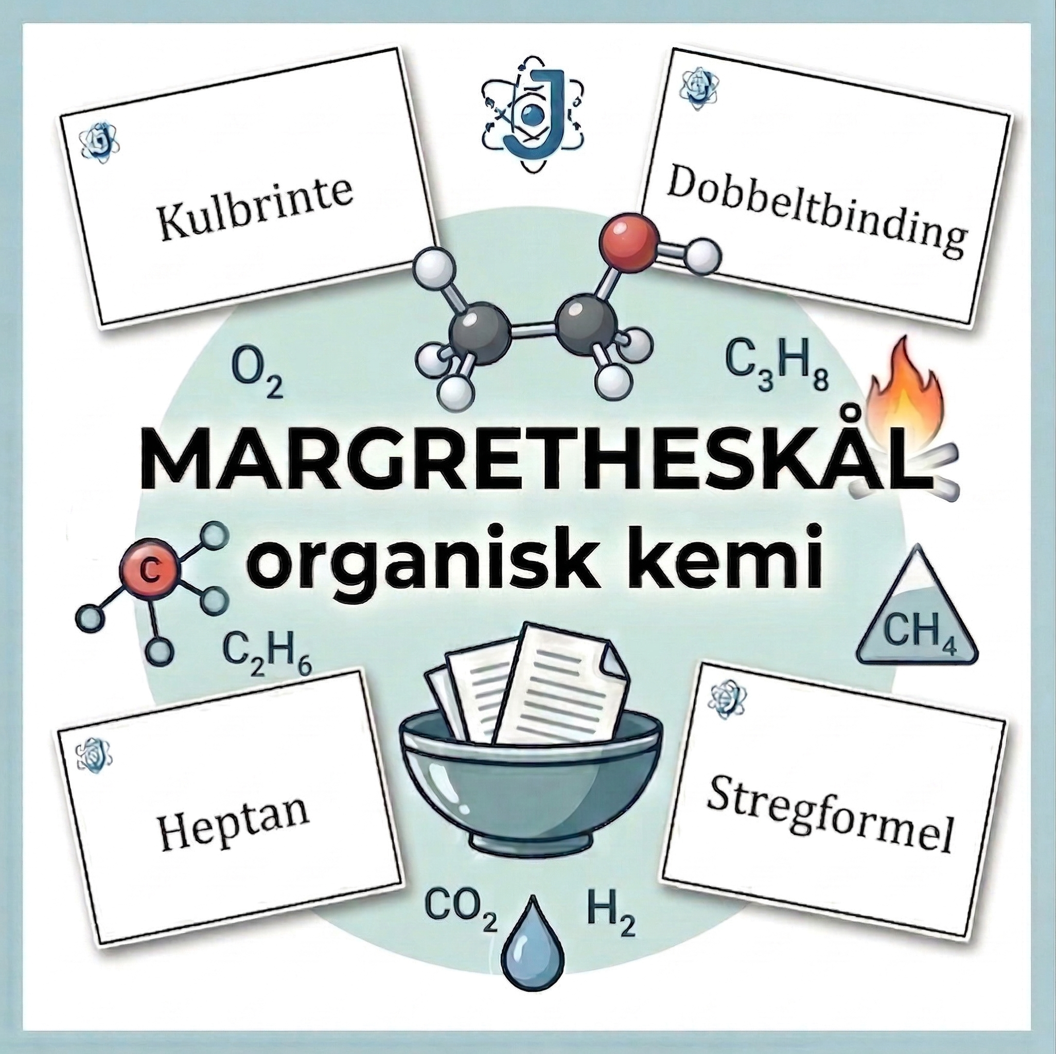 Margretheskål - organisk kemi