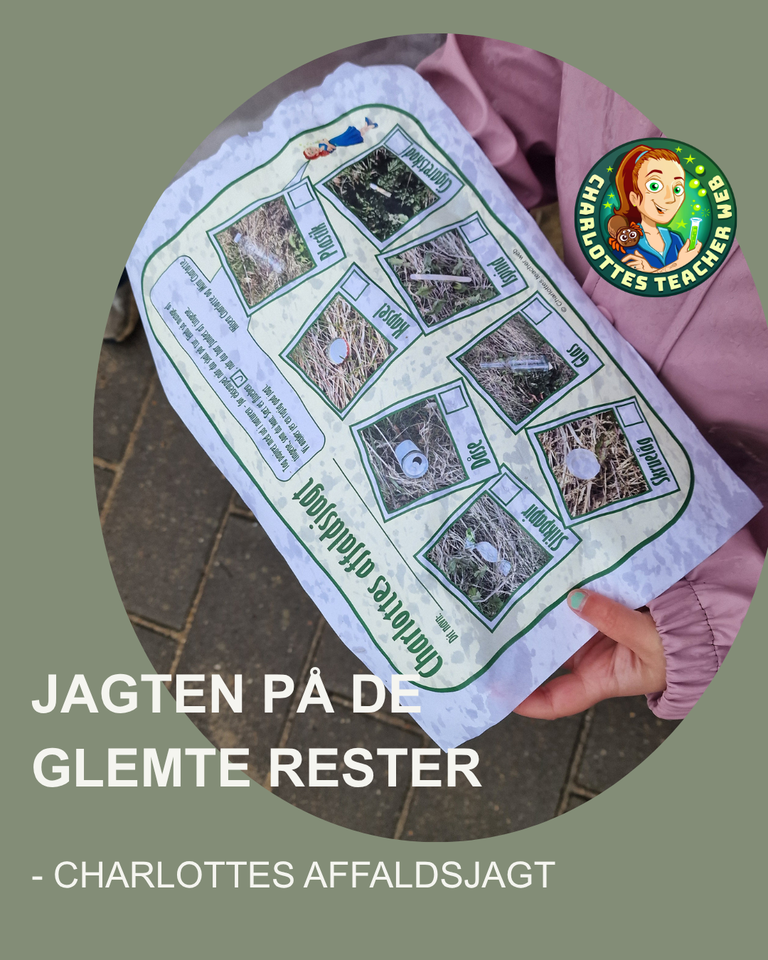 Charlottes affaldsjagt - jagten på de glemte raster