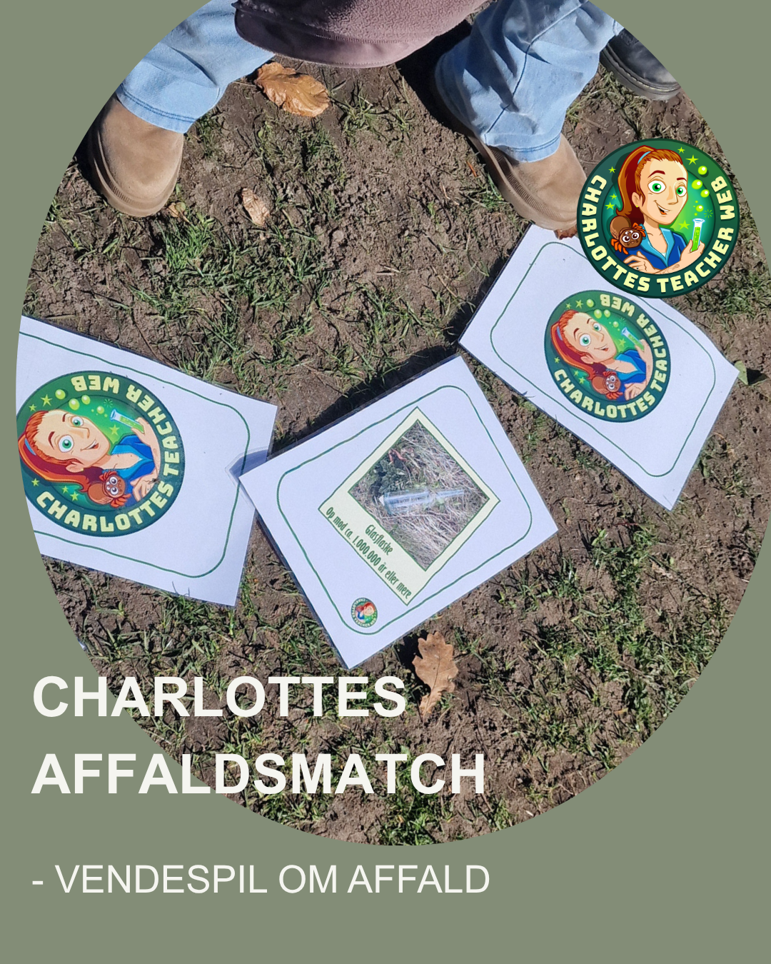 Charlottes affaldsmatch - Et vendespil om nedbrydningstider for affald i naturen