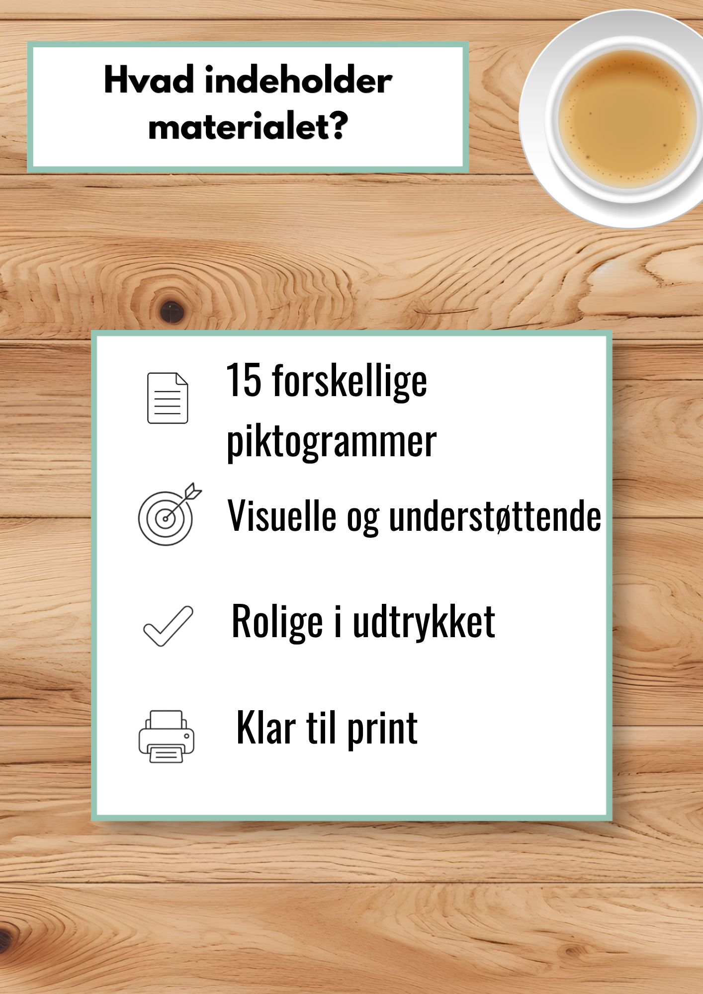 Minimalistiske klassepiktogrammer til print - Billede 3