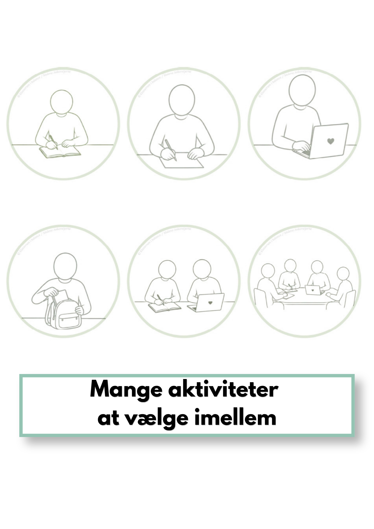 Piktogrammer 16 stk. til digitalt brug – visuelle ikoner til undervisning og læringsmaterialer - Billede 6