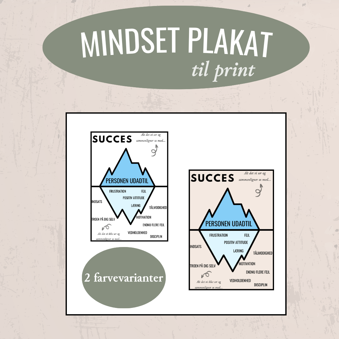 Isbjerg plakat i minimalistisk design - Billede 2