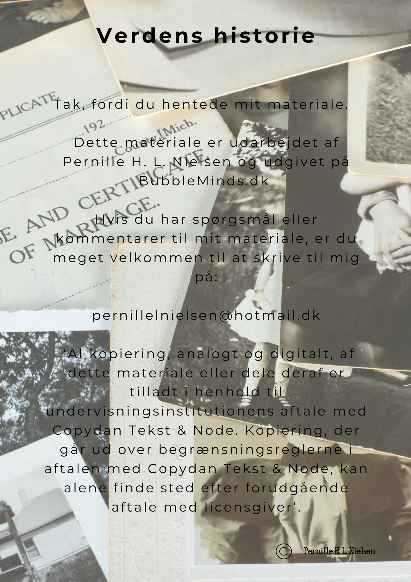 Verdens historien - Billede 2