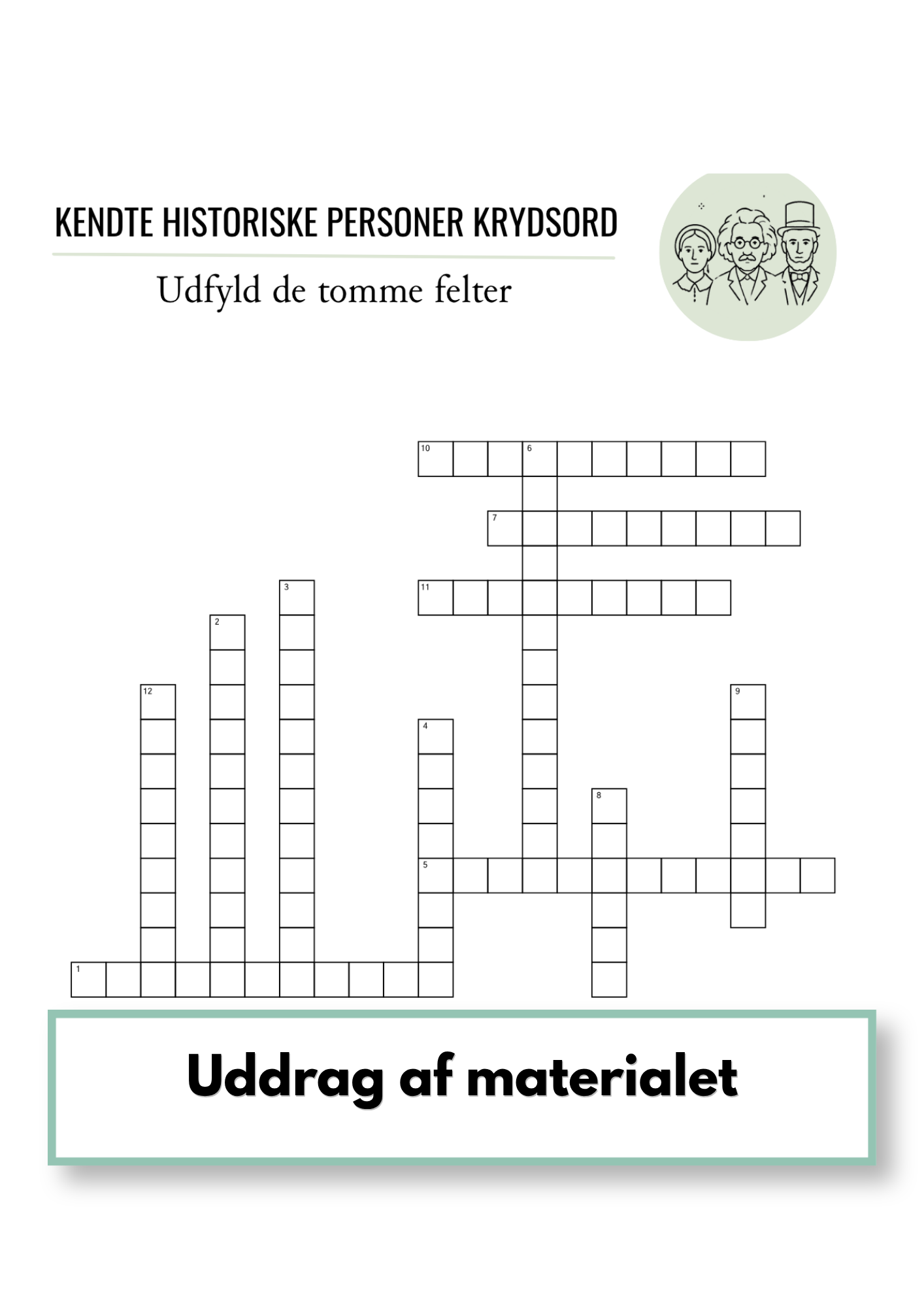 15 historieaktiviteter – ordsøgninger og krydsord til mellemtrinnet - Billede 3