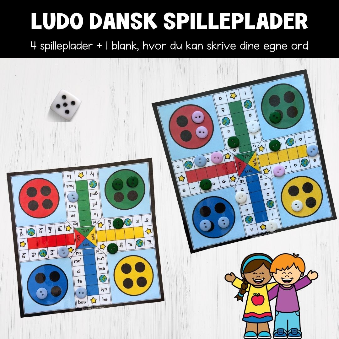 Ludo: Dansk spilleplader