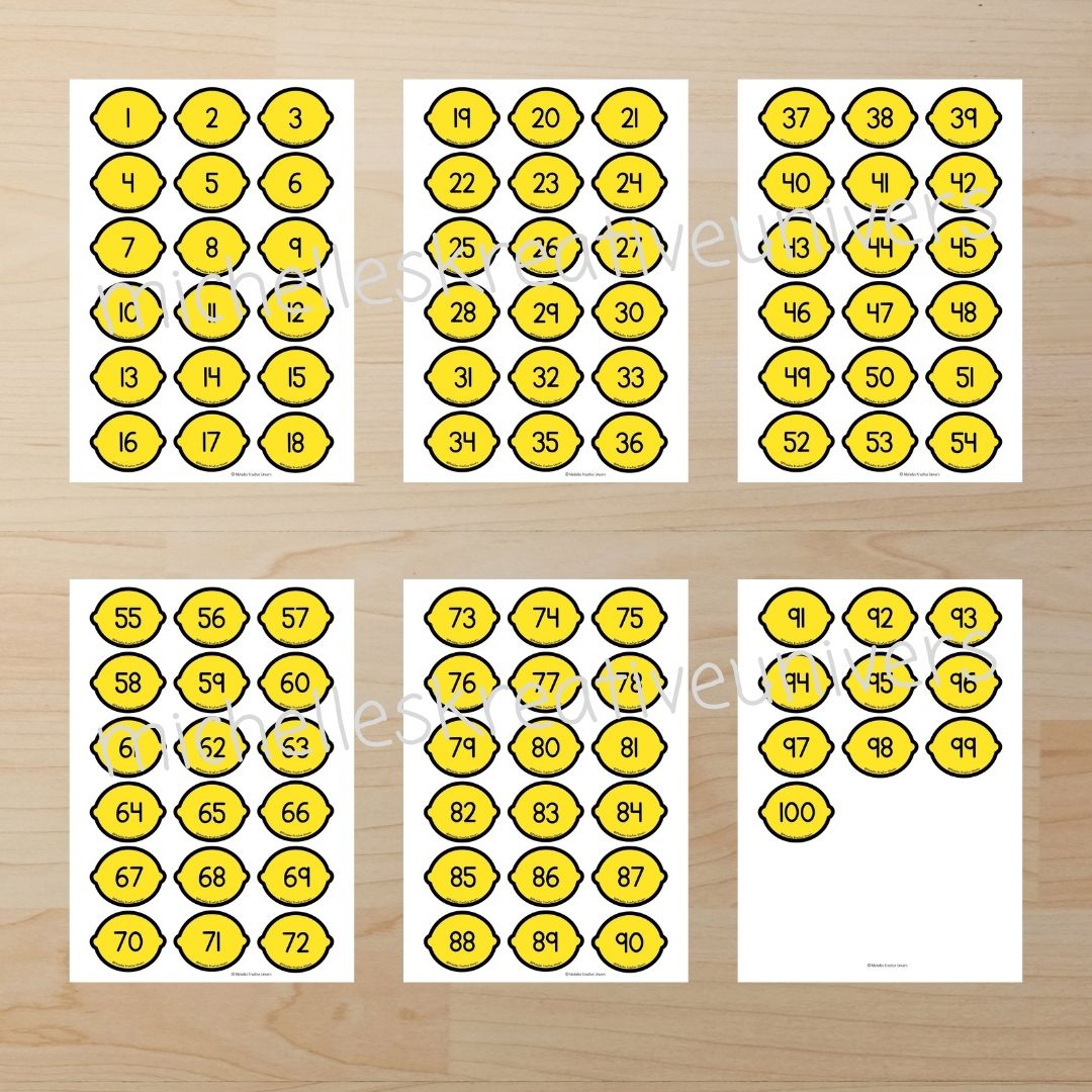 Citron tal sortering lige/ulige - Billede 3