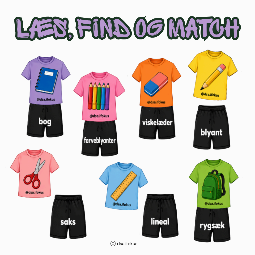 Læs, find og match