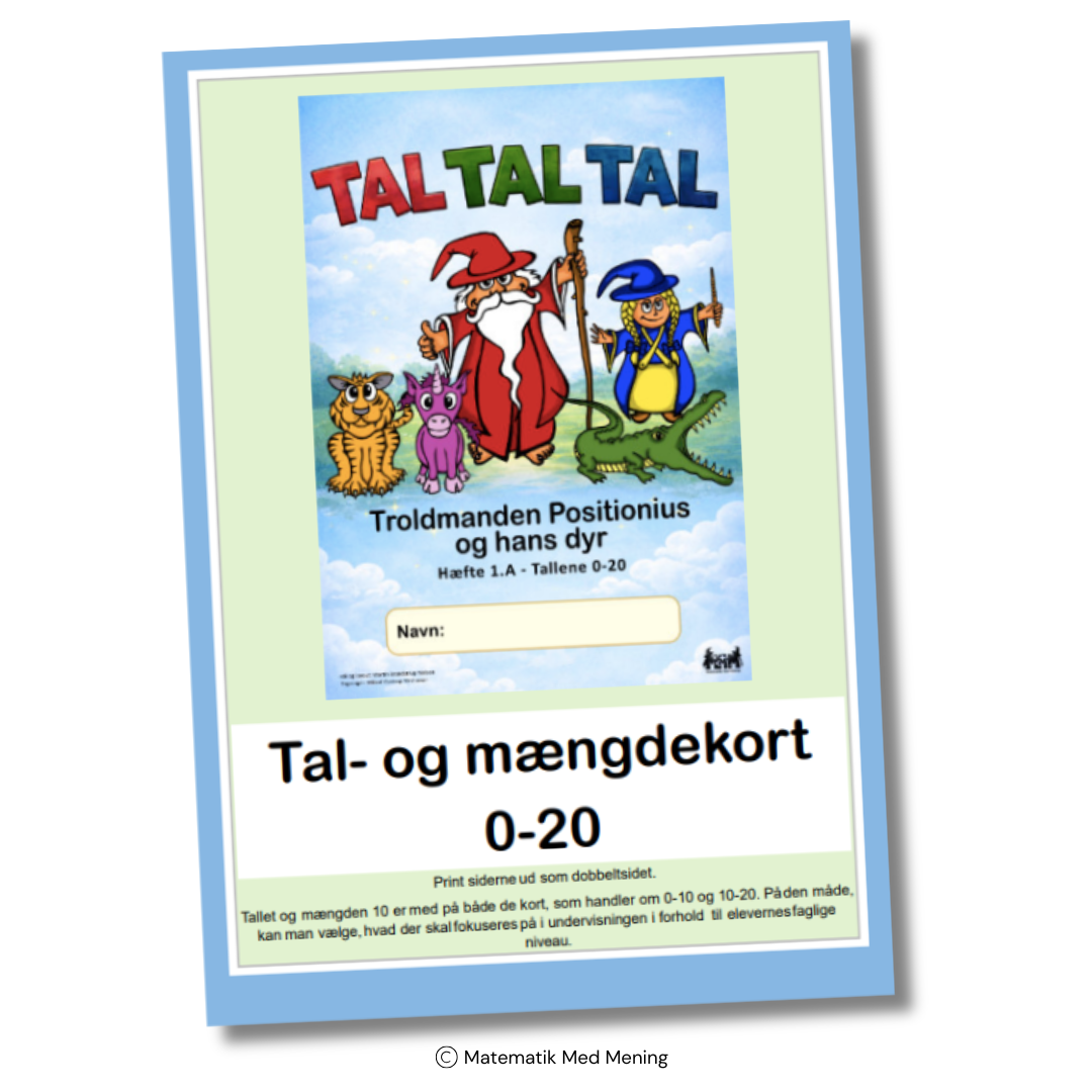 Tal- og mængdekort 0-20