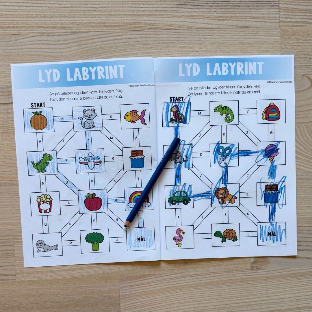 Lyd labyrint hæfte - Billede 6
