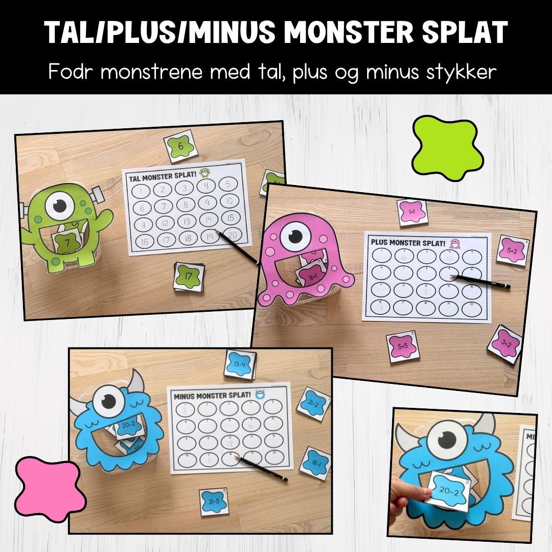 Tal/plus/minus monster splat