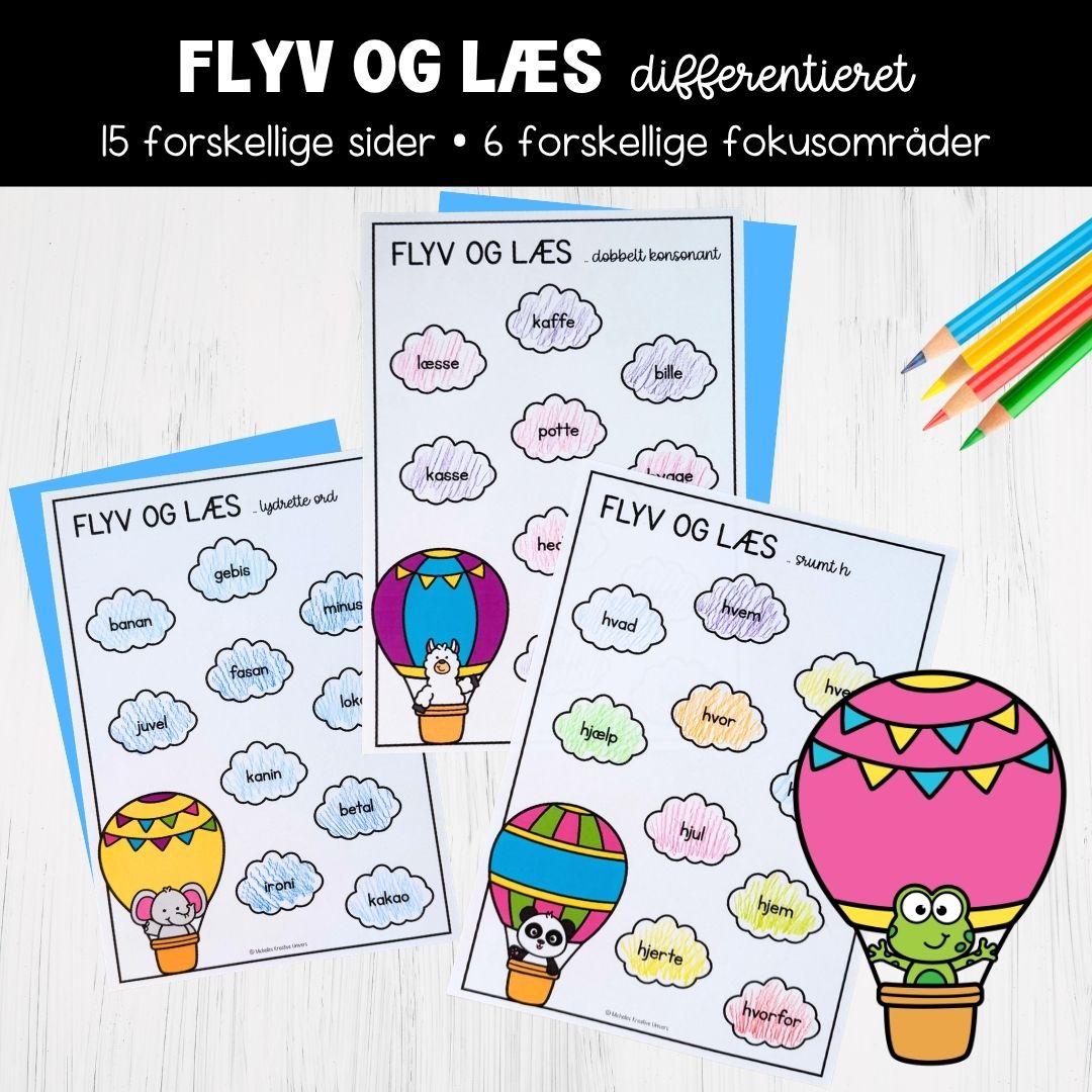 Flyv og læs differentieret