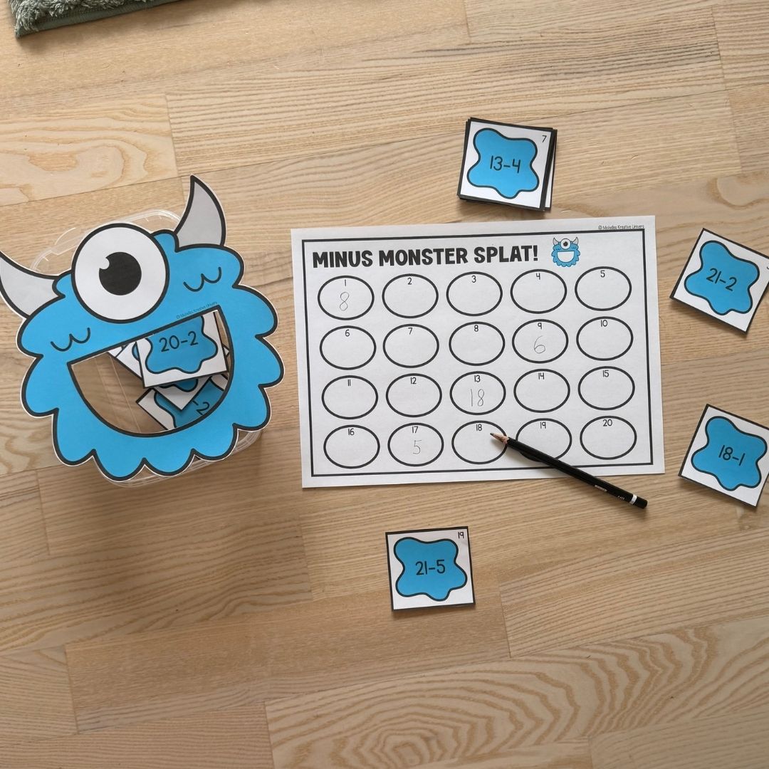 Tal/plus/minus monster splat - Billede 11
