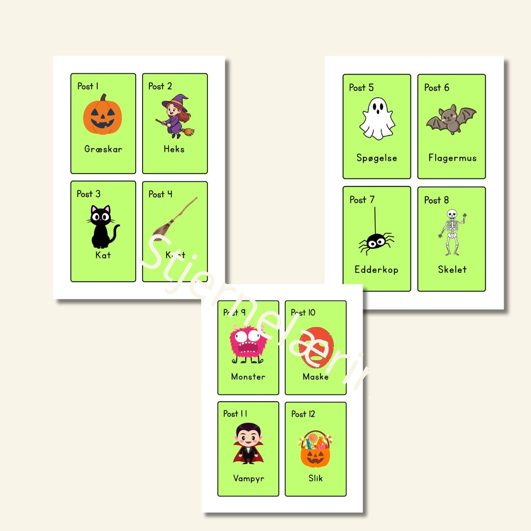 Halloween-ordjagt - Billede 4