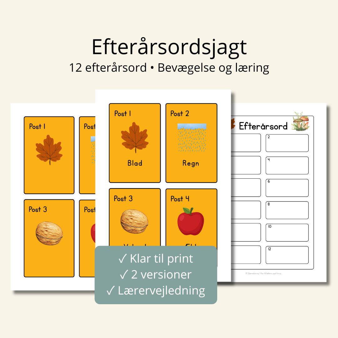 Efterårsordløb - Billede 2
