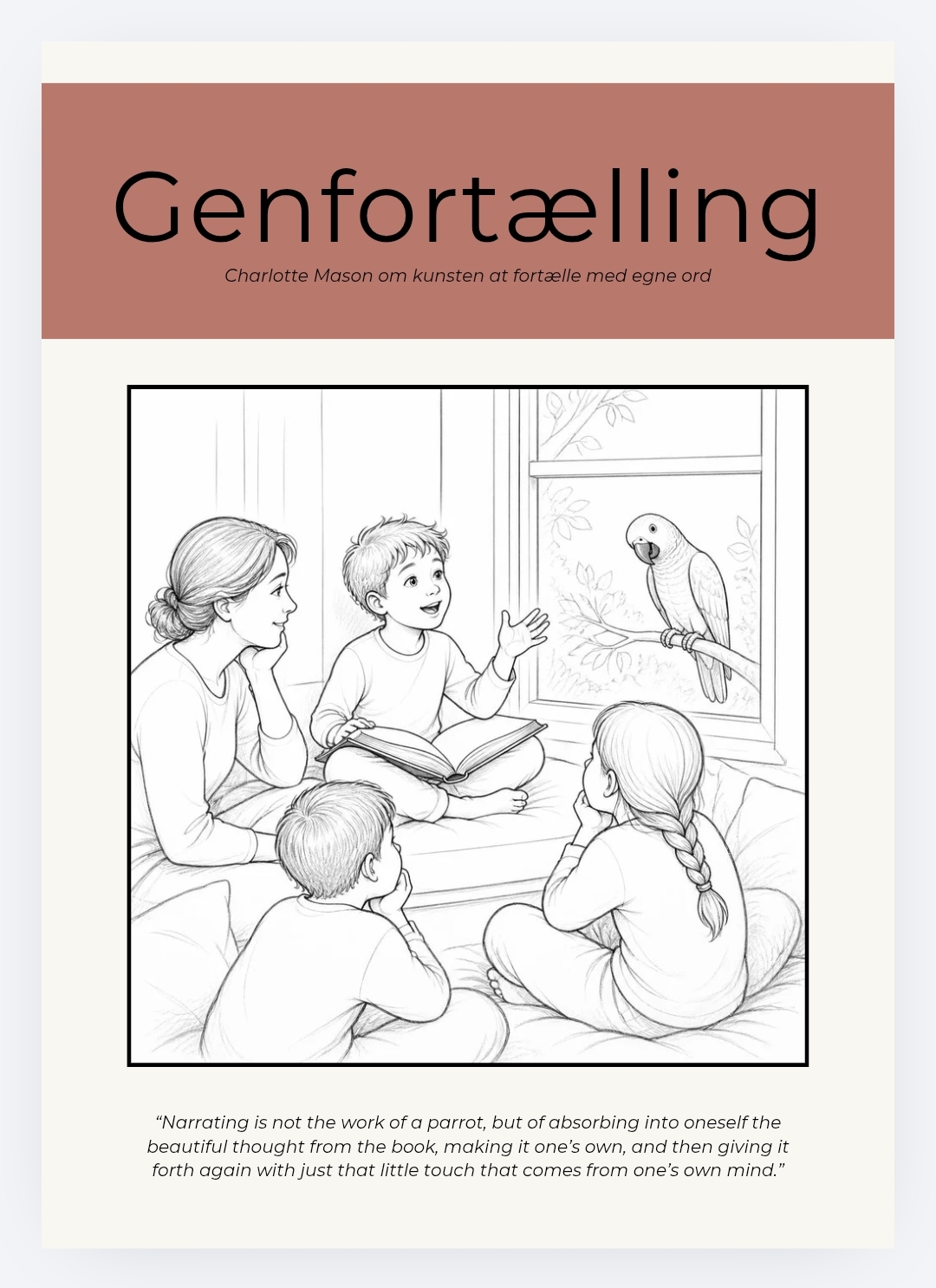 Genfortælling - Charlotte Mason om kunsten at fortælle med egne ord