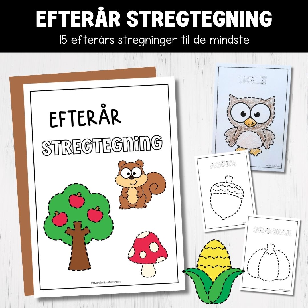 Efterårs stregtegning