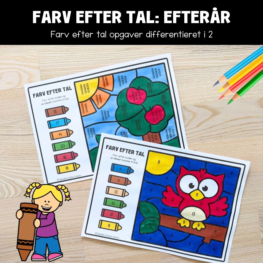 Farv efter tal: Efterår