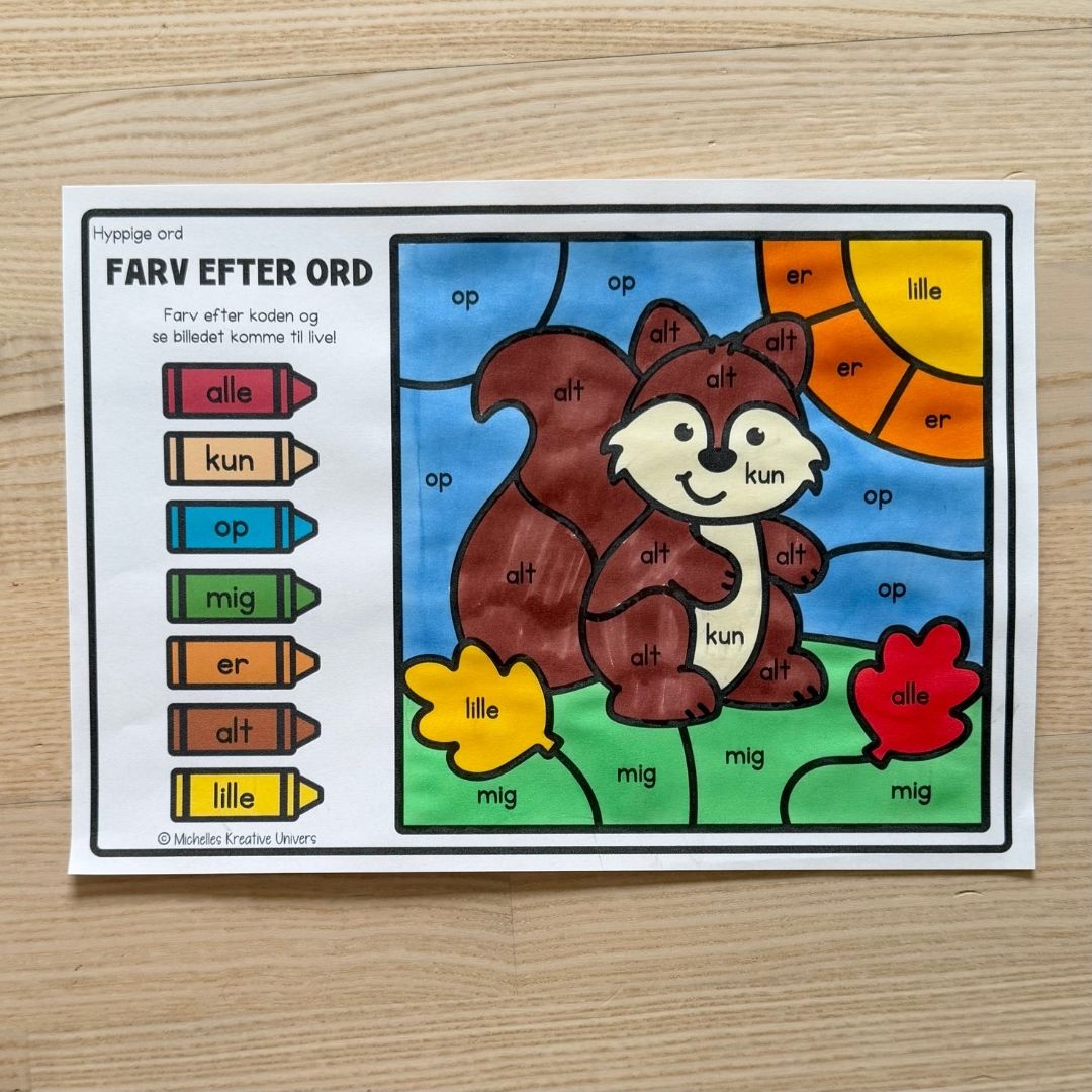 Farv efter ord: Efterår - Billede 4