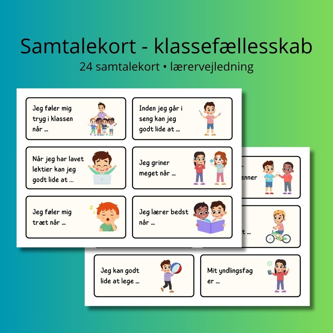Samtalekort og klassefællesskab