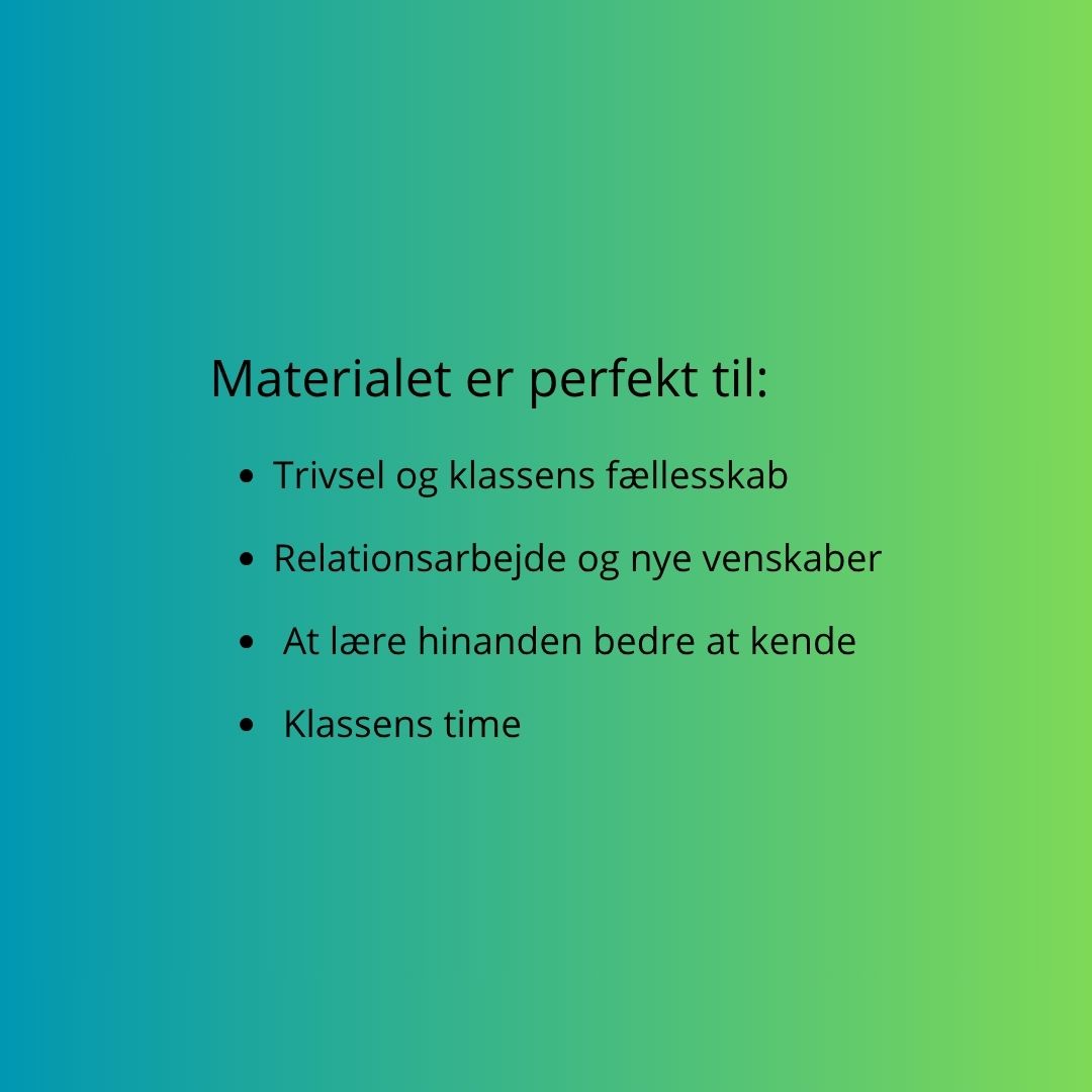 Samtalekort og klassefællesskab - Billede 2