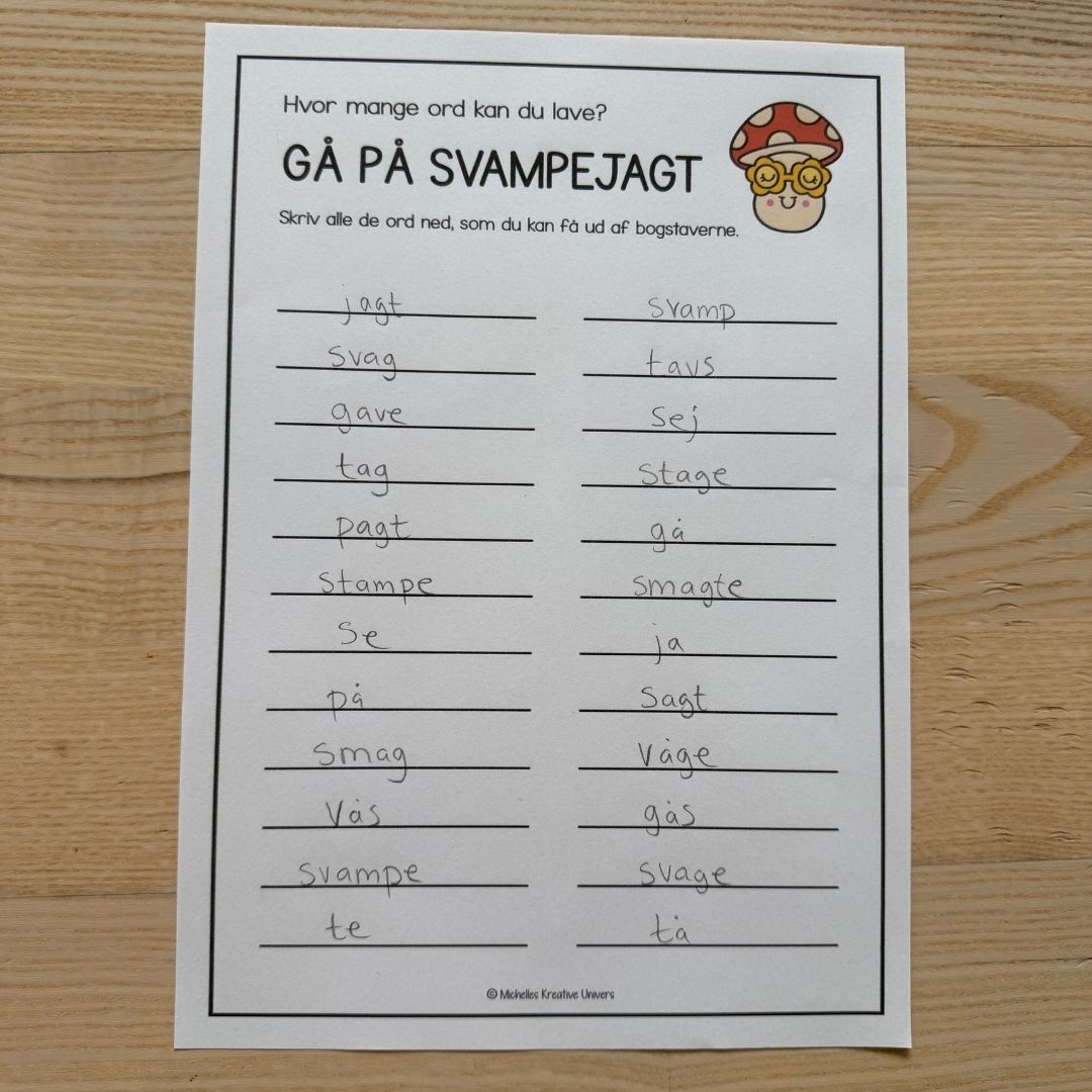 Hvor mange ord kan du lave? Efterårsversion - Billede 6