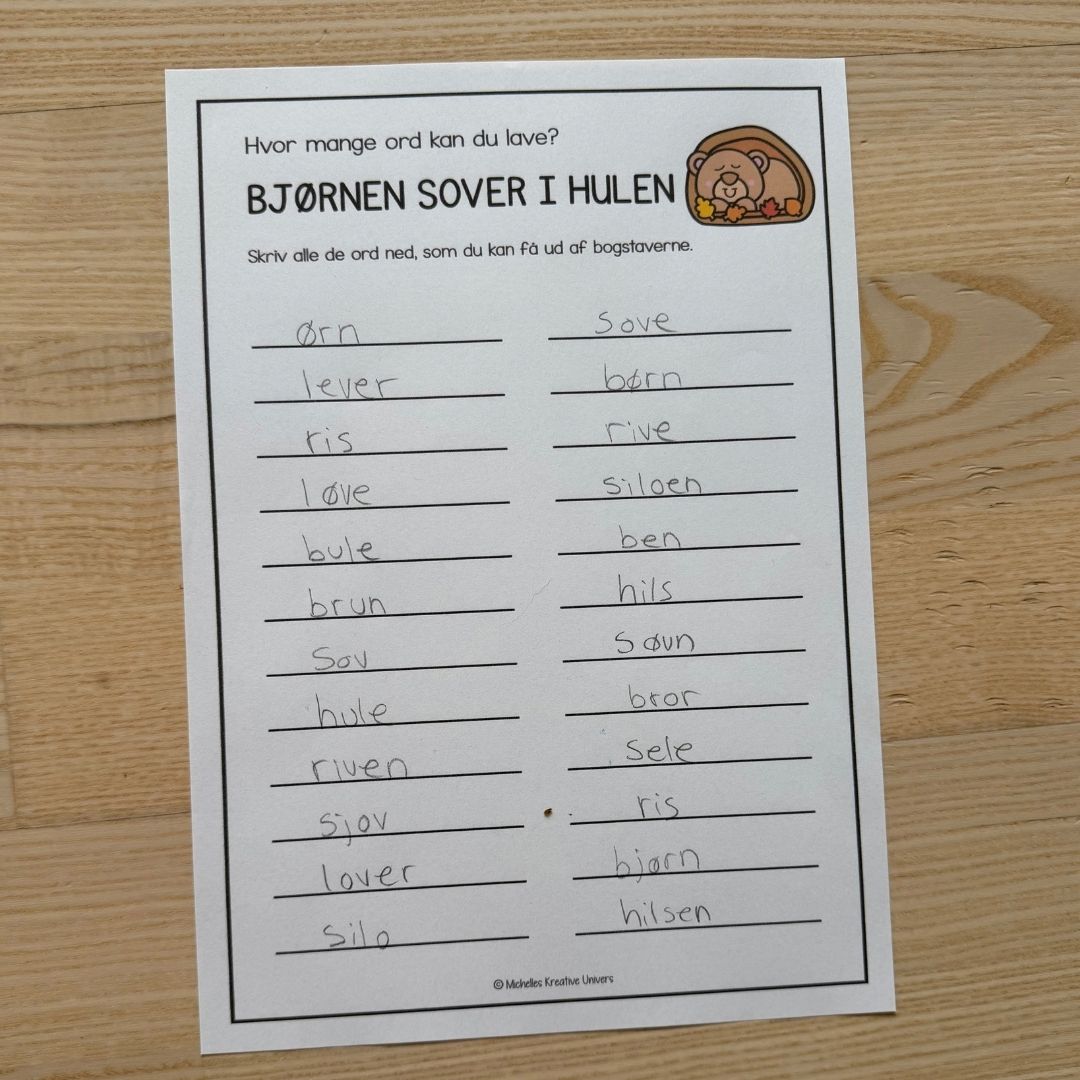 Hvor mange ord kan du lave? Efterårsversion - Billede 8