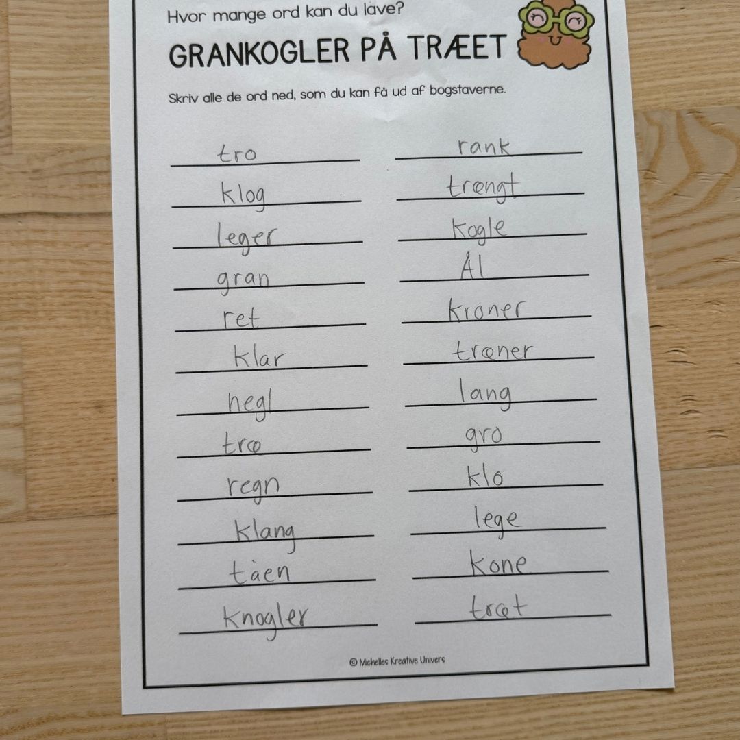 Hvor mange ord kan du lave? Efterårsversion - Billede 12