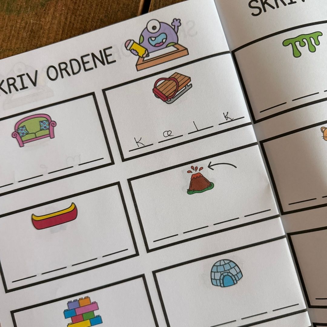 Skriv ordene hæfte - Billede 8